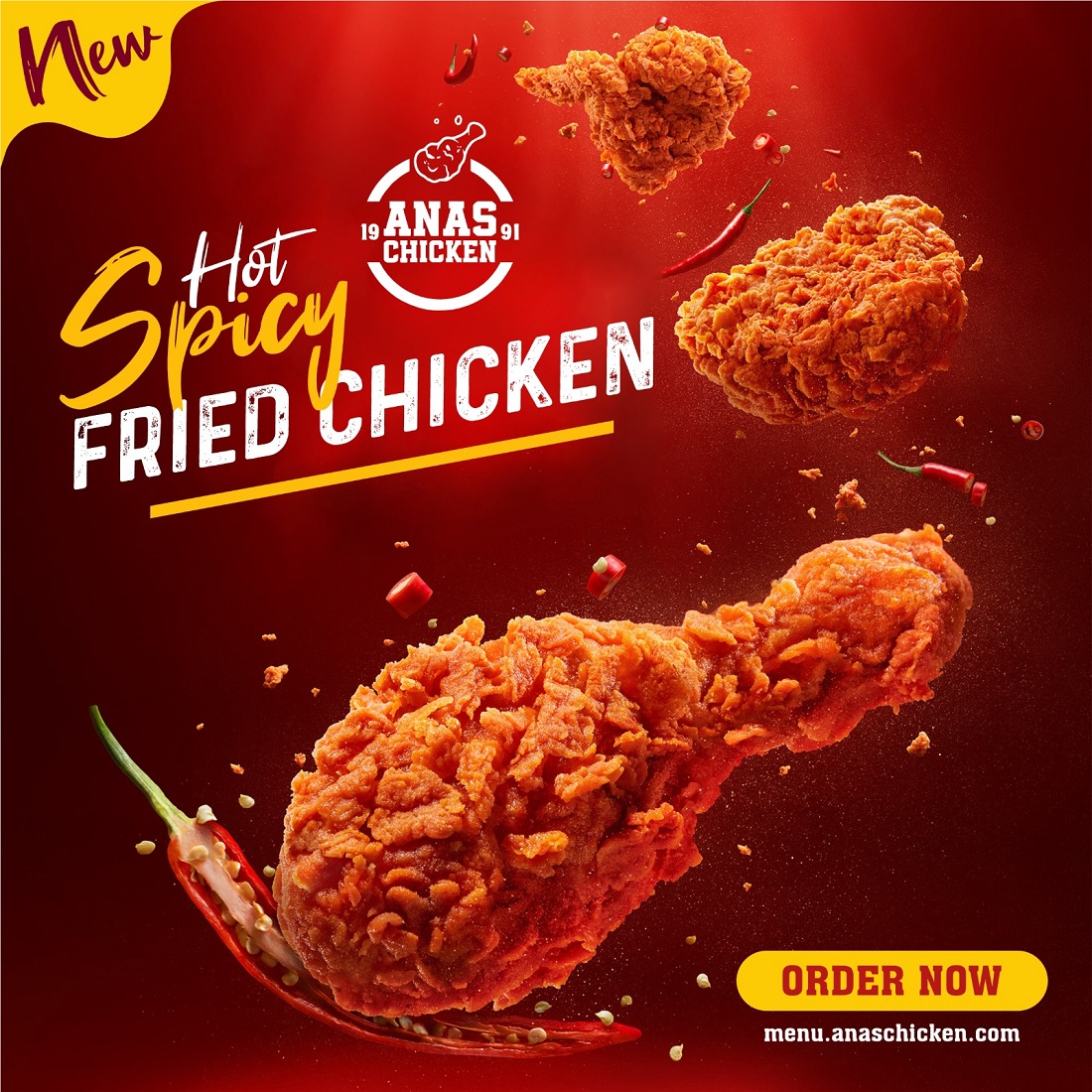 Anas Chicken Menu